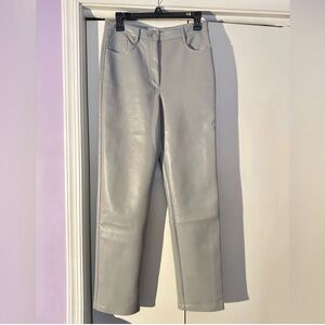 NWOT Wilfred Melina pant faux leather marble grey size 14
